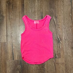 Altar'd State Revival Vibrant Pink Tank Top EUC Small